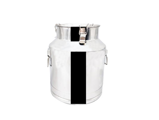 201 Drum Penyimpanan Food Grade Stainless Steel 15L Untuk Cairan Pengangkut