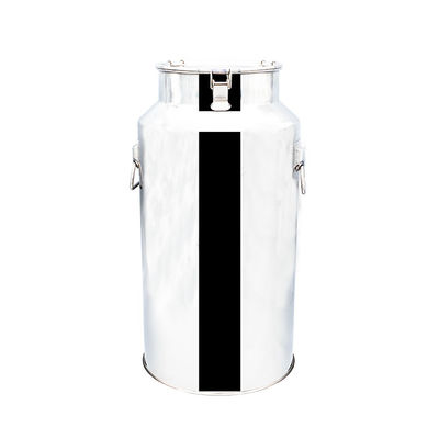 SS304 40 Liter Susu Stainless Steel Bisa Warna Silver Untuk Transportasi