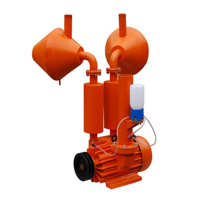 Listrik 5.5kw 2100L / mnt Rotary Vane Air Pump untuk peralatan pemerah susu