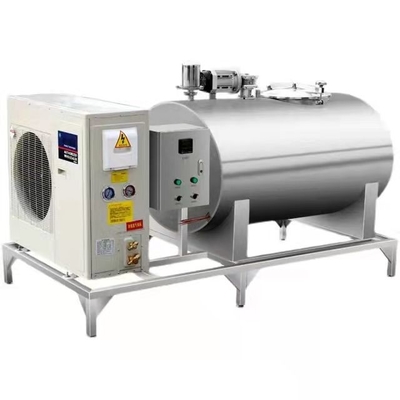 1000 Ltr Tangki Pendingin Susu Stainless Steel Peralatan Pendingin Susu Untuk Susu Massal