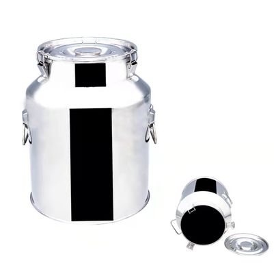 Stainless Steel 5 Galon Milk Jug 1.0mm 20 Liter Steel Bucket Dengan Spigot