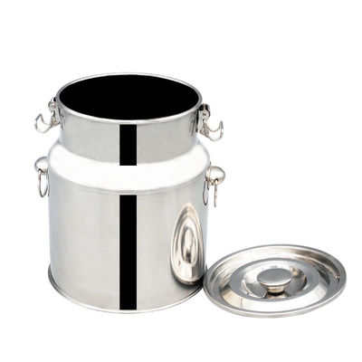 Tangki Pencampur Penyimpanan 15L SS 304 Kemasan makanan Pail Susu Stainless Steel