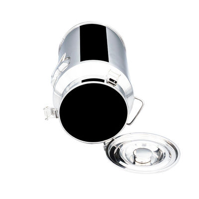SS304 20 liter Stainless Steel Milk Can Dengan Spigot Sealed Bucket Storage Milk Pail