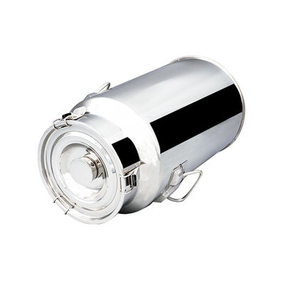 SS304 20 liter Stainless Steel Milk Can Dengan Spigot Sealed Bucket Storage Milk Pail