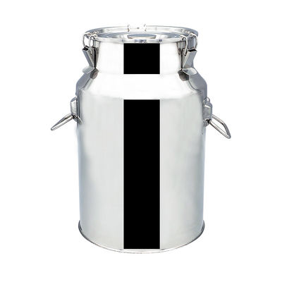 20L Minuman Minyak Madu Tutup Terbuka Vertikal Tangki Penyimpanan Stainless Steel / Barel / Pail Milk Can