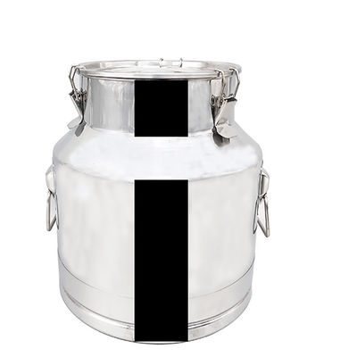 Susu Stainless Steel 15L Dapat Mencerminkan Wadah Susu Logam yang Dipoles