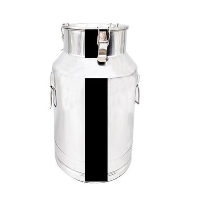 SUS201 20L Susu Stainless Steel Dapat Ember Baja Ketebalan 0.8mm Dengan Tutup