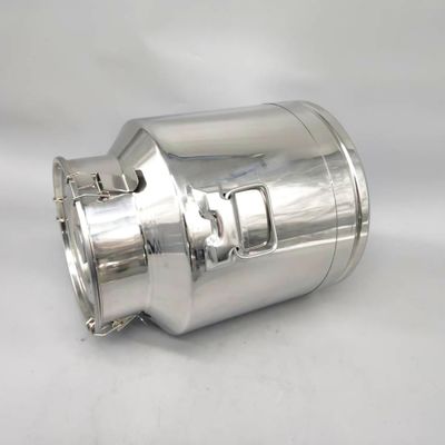 201 Drum Penyimpanan Food Grade Stainless Steel 15L Untuk Cairan Pengangkut