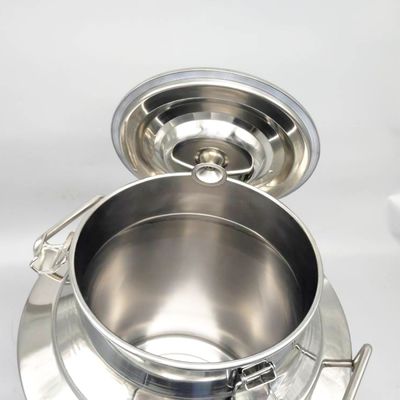 201 Drum Penyimpanan Food Grade Stainless Steel 15L Untuk Cairan Pengangkut