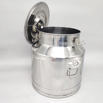 Ketebalan 1.0mm Milk Can 25 Liter Storage Barrel Tahan Korosi