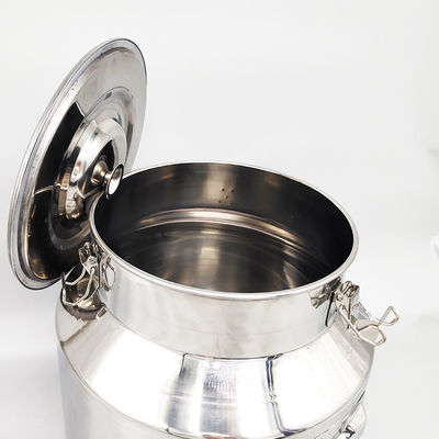 Ketebalan 1.0mm Milk Can 25 Liter Storage Barrel Tahan Korosi