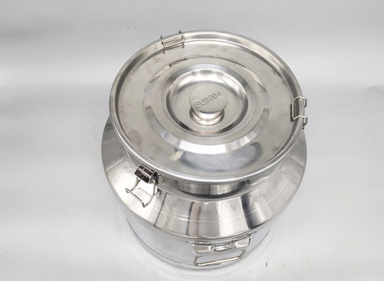 Ketebalan 1.0mm Milk Can 25 Liter Storage Barrel Tahan Korosi