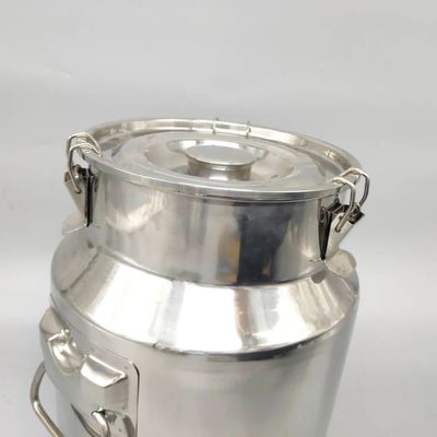 25L SS304 Tangki Penyimpanan Logam Teh Bisa Kopi Gula Sealed Transport Milk Cans