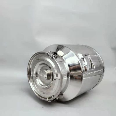 Transportasi Penyimpanan Kaleng Susu Stainless Steel 25L 30.5cm * 44.9cm