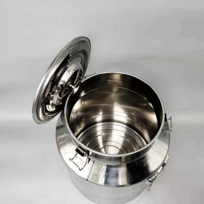 Transportasi Penyimpanan Kaleng Susu Stainless Steel 25L 30.5cm * 44.9cm