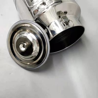 Transportasi Penyimpanan Kaleng Susu Stainless Steel 25L 30.5cm * 44.9cm