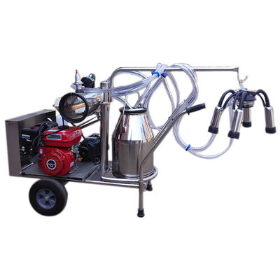 50KPa Single Bucket Trolley Milking Machine Dengan Mesin Bensin