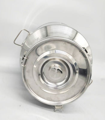 Gambar Produksi Susu SS304 30L Menggunakan Kaleng Susu Stainless Steel Dengan Tutup Tertutup