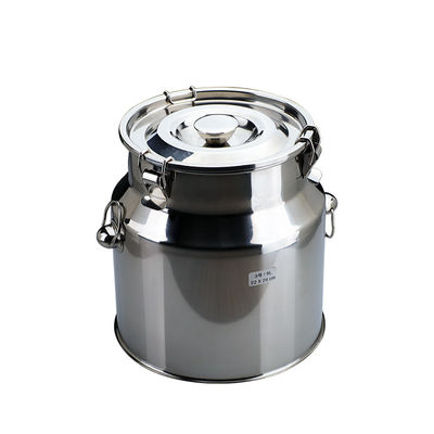 Kaleng Susu Stainless Steel 5L 304 Lapisan Ganda Untuk Peternakan Perah
