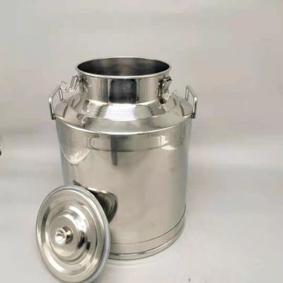 SS304 40 Liter Susu Stainless Steel Bisa Warna Silver Untuk Transportasi