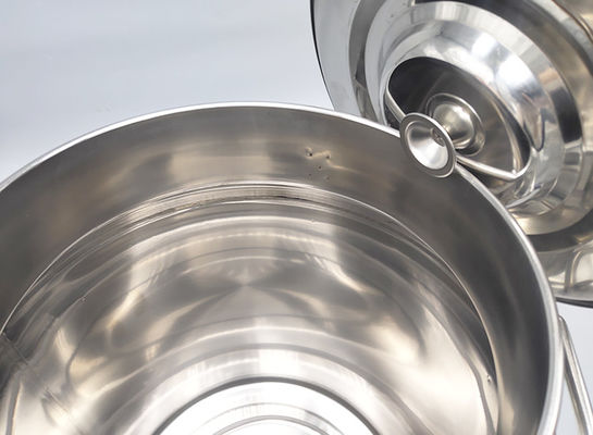 Hotel sehat 40L menggunakan kaleng susu stainless steel bersegel dengan penutup