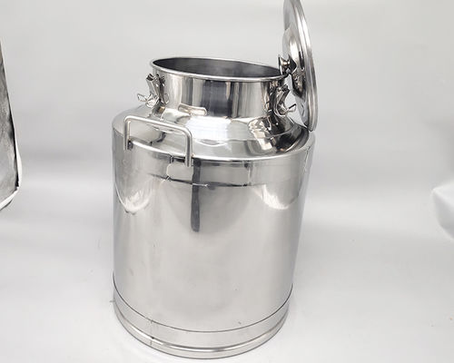 Penyimpanan minyak drum minyak portabel 40L 304 Kaleng susu 1.0mm baja tahan karat