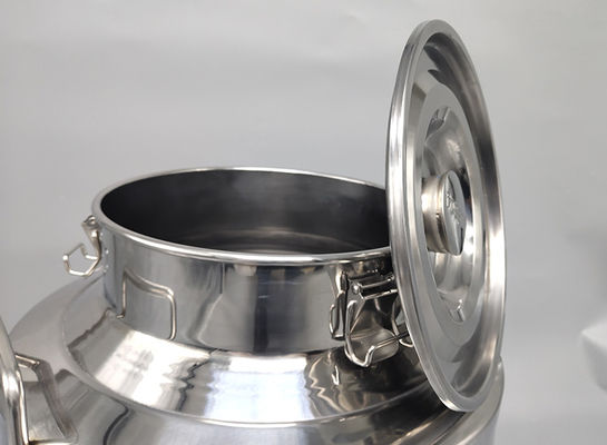 Penyimpanan minyak drum minyak portabel 40L 304 Kaleng susu 1.0mm baja tahan karat