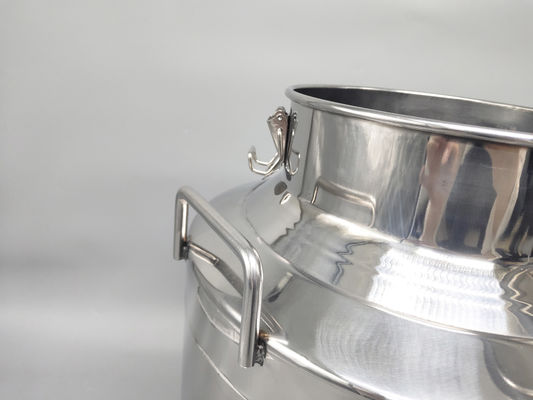Penyimpanan minyak drum minyak portabel 40L 304 Kaleng susu 1.0mm baja tahan karat