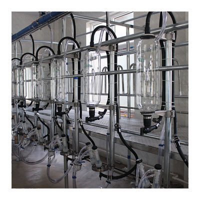 Garis Paralel Mesin Susu Otomatis Herringbone Milking Parlour 20T / H