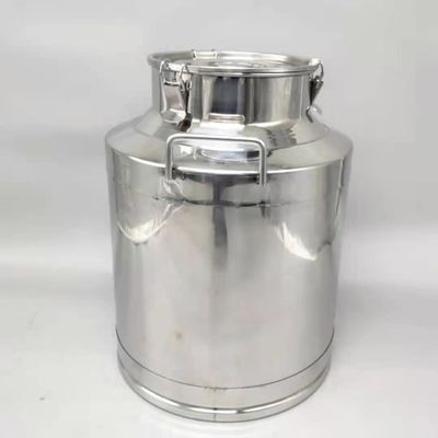 SS304 50L Ember Food Grade Kedap Udara Bukti Kelembaban Dengan Tutup