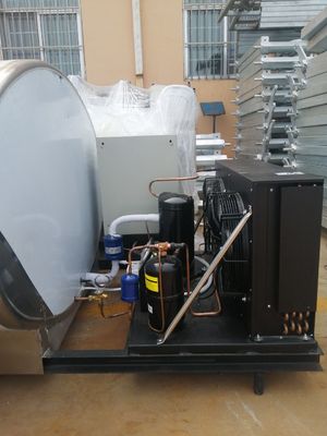 Tangki Pendingin Susu Segar 1000 Liter 304 Stainless Steel