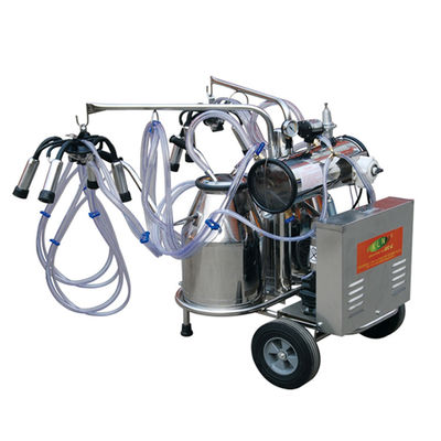 Mesin Pemerah Susu Kambing Listrik 1.1KW Pulsasi Gas Dengan Ember Lepas