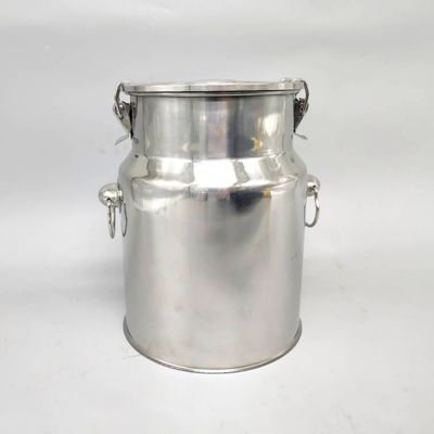 SS201 5 Liter Stainless Steel Bucket Dengan Tutup Ketebalan 0.8mm