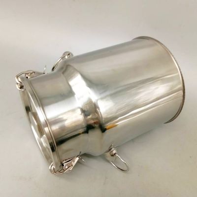 SS201 5 Liter Stainless Steel Bucket Dengan Tutup Ketebalan 0.8mm