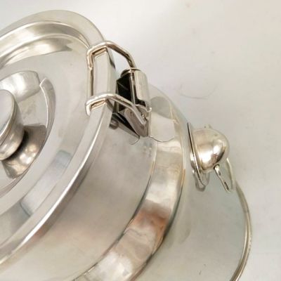 SS201 5 Liter Stainless Steel Bucket Dengan Tutup Ketebalan 0.8mm