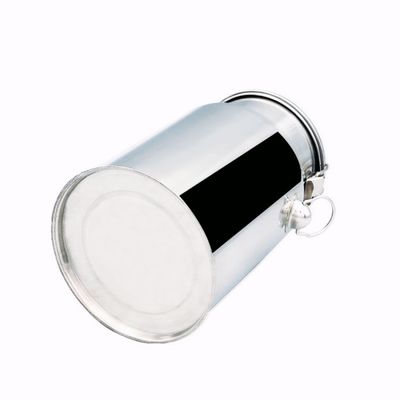7L Nonmagnetic Sanitary Grade Rumah Tangga Barel Penyimpanan Kaleng Susu Stainless Steel