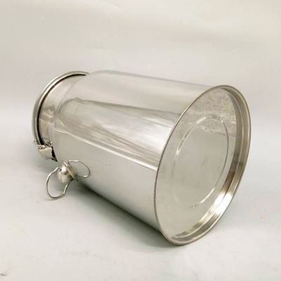 Susu Stainless Steel 0.8mm Super Tebal Dapat Penyimpanan Tertutup 8L Kecil