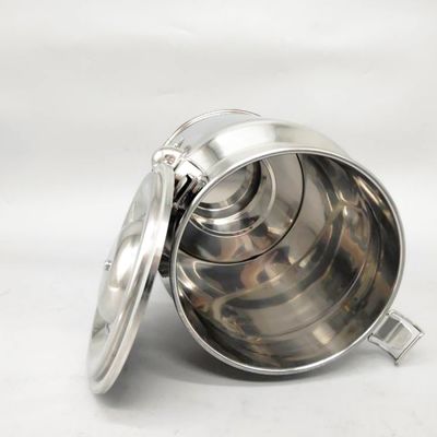 Susu Stainless Steel 0.8mm Super Tebal Dapat Penyimpanan Tertutup 8L Kecil