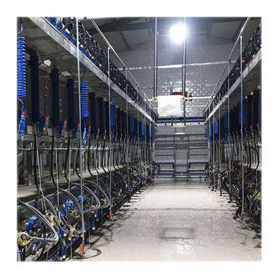 Digital Vacuum 50Kpa Herringbone Milking Parlor Untuk Peternakan Perah