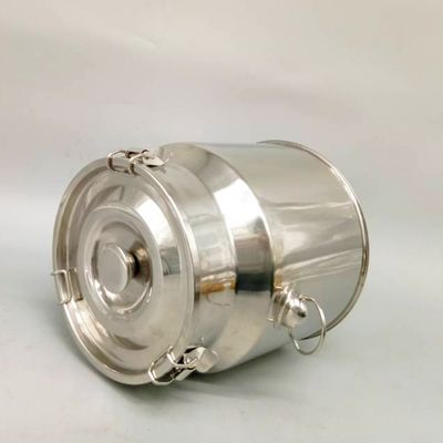 Home Brewing 9L SS Storage Barrel Dengan Tutup Penyimpanan Susu Peternakan