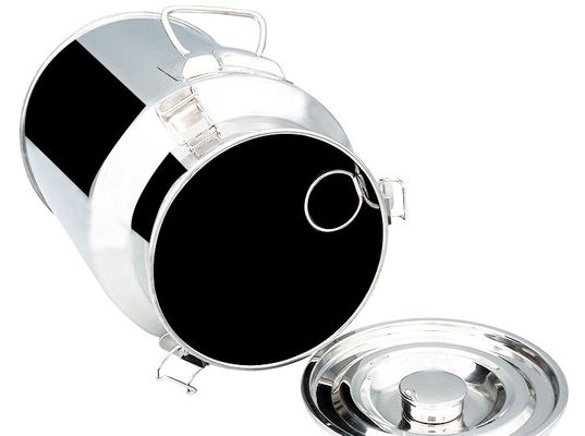 Transportation 18 Litres Oil Beverage Honey Vertical  201 Stainless Steel milk can