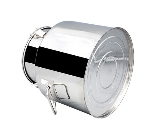Sealed 22 litres Milk Bucket Hotel Uses Stainless Steel milk can