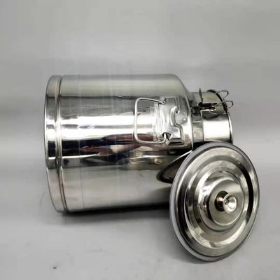 20 Liter Portabel Digunakan Penyimpanan Zaitun Polandia Susu Stainless Steel Susu kaleng Dengan Tutup