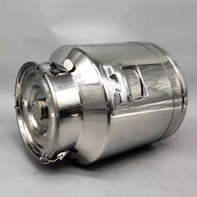 20 Liter Portabel Digunakan Penyimpanan Zaitun Polandia Susu Stainless Steel Susu kaleng Dengan Tutup