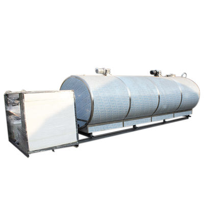 Tangki Pendingin Susu 20000L Horizontal AISI Stainless Steel