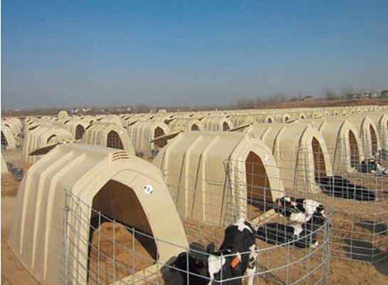 Peternakan Sapi Perah Polyethylene Plastic Calf Shelters Cow Shed Cottage