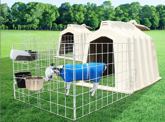 Kandang Betis Plastik ISO Peternakan Poly Dome Calf Hutch