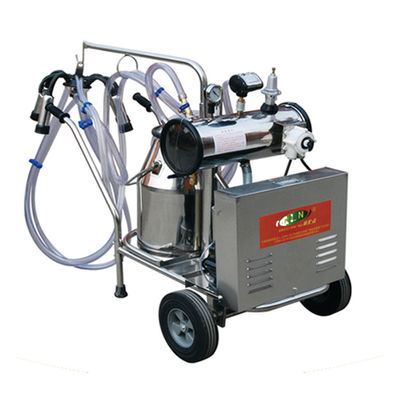 Ponsel 12 Sapi / Jam Mesin Perah Portabel Pompa Vakum Daya 1.1KW