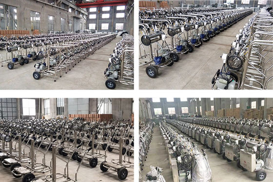 25L Bucket Portable Milking Machine 180V Mesin Pemerah Susu Listrik Untuk Kambing