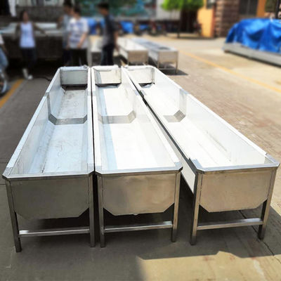 1.2mm Stainless Steel Minum Melalui Palung Pakan Hewan Ternak 250W